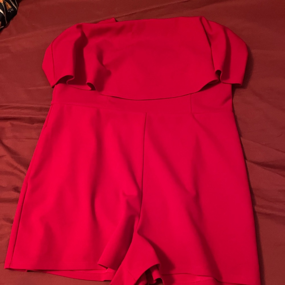 Red romper